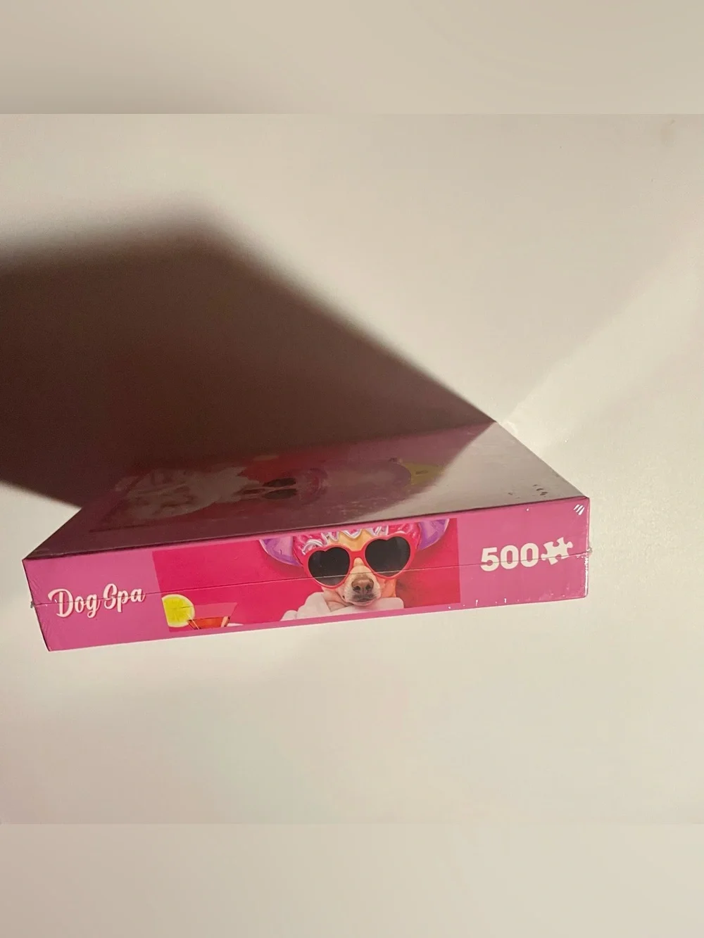 Aquarius Dog Spa 500 Piece Jigsaw Puzzle Chihuahua Pink Funny Cute NEW Sealed
